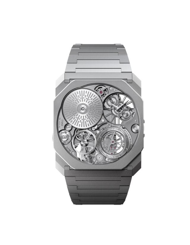 A closer look at the Octo Finissimo Ultra Tourbillon.